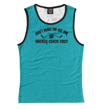 Майка для девочек Hockey Coach