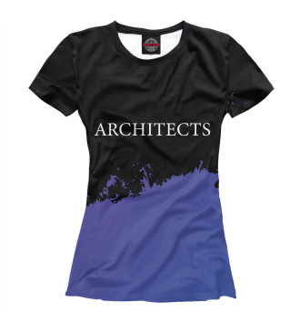 Футболка для девочек Architects Purple Grunge