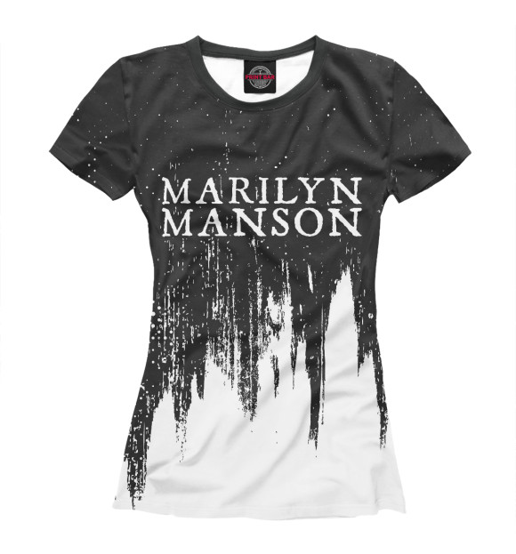 Футболка Marilyn Manson / М. Мэнсон для девочек 