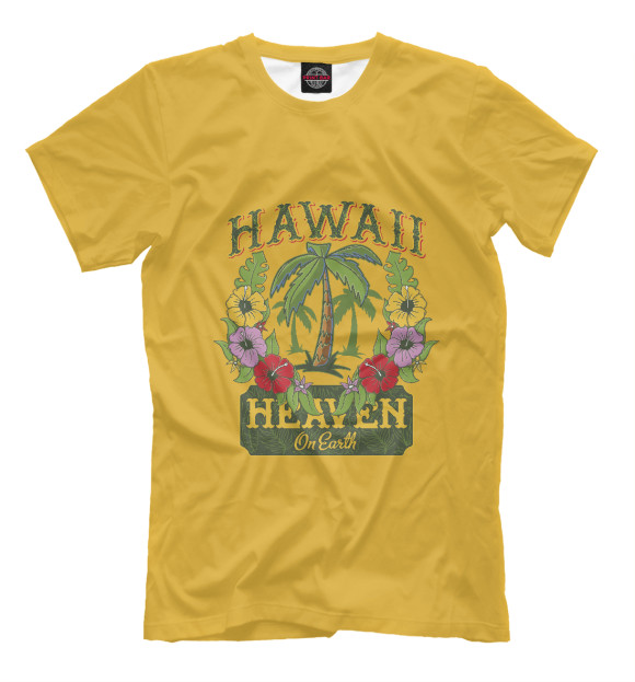 Футболка Hawaii - heaven on earth для мальчиков 