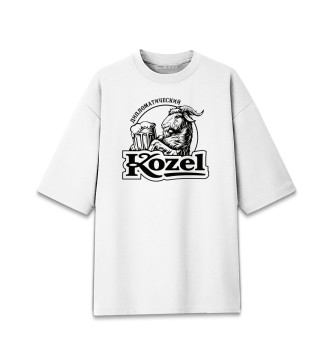 Хлопковая футболка оверсайз Дипломатический Kozel
