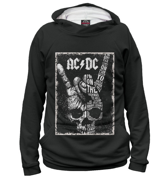 Худи AC/DC для девочек 