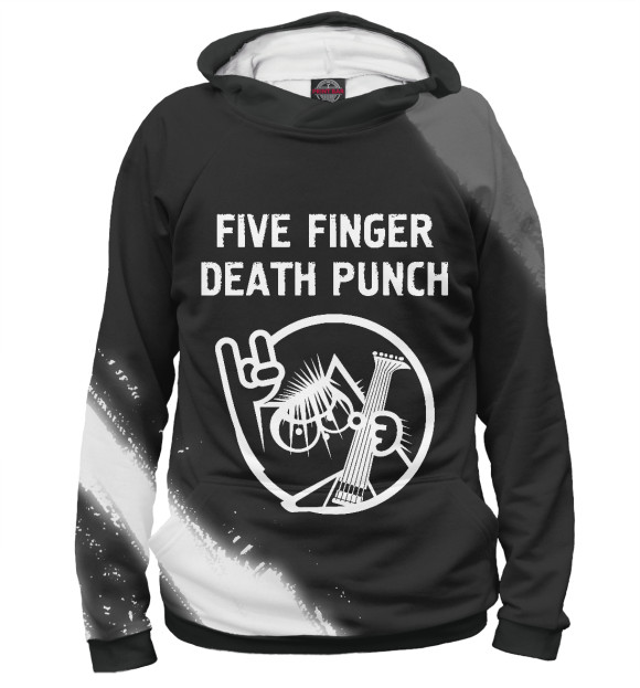 Женское Худи Five Finger Death Punch / Кот