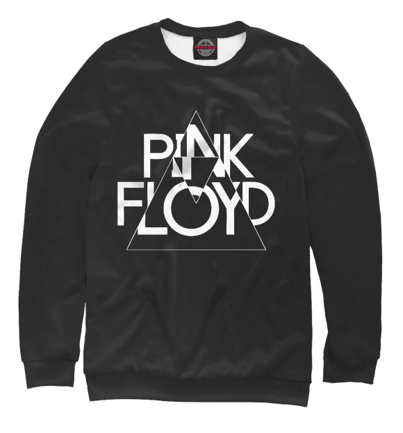 Свитшот Pink Floyd белый логотип для девочек 