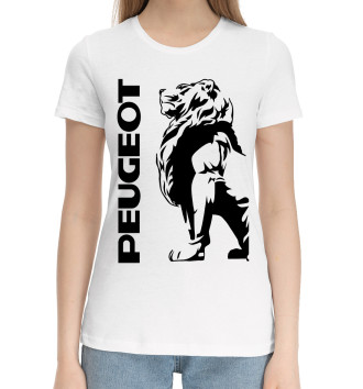 Хлопковая футболка Peugeot