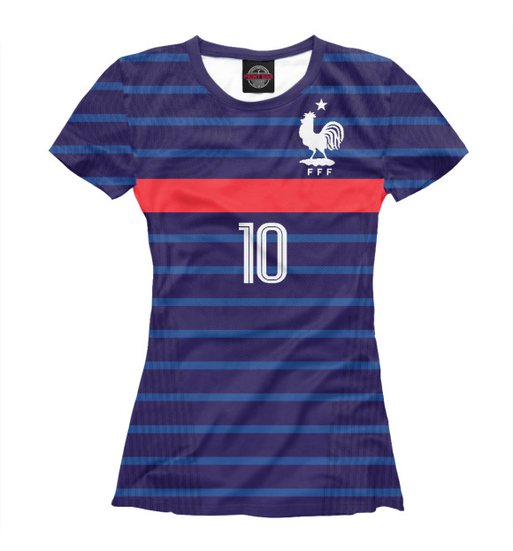 Футболка Сборная Франции Мбаппе для девочек 