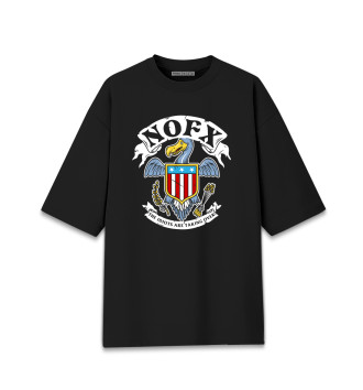 Хлопковая футболка оверсайз NOFX