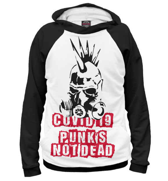 Худи Punk's not dead для девочек 