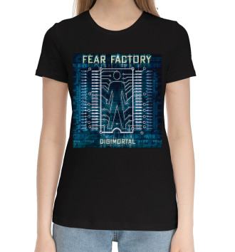 Хлопковая футболка Fearfactory