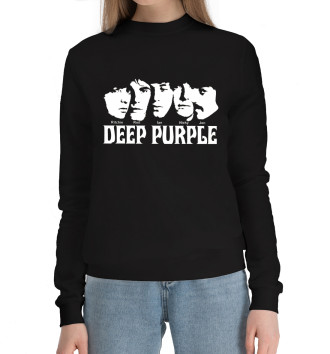 Хлопковый свитшот Deep purple