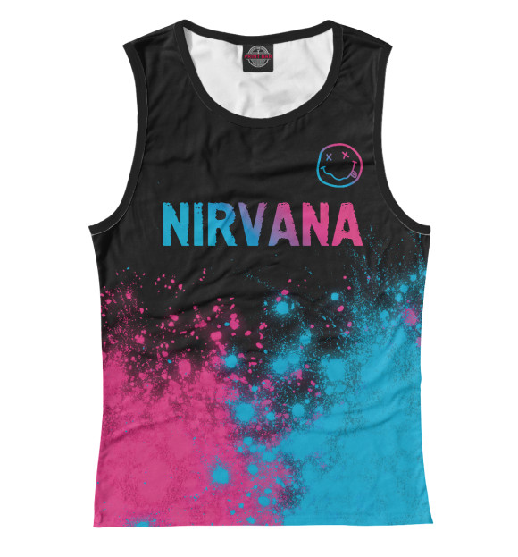 Майка Nirvana Neon Gradient для девочек 