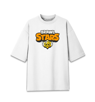 Женская Хлопковая футболка оверсайз Brawl Stars