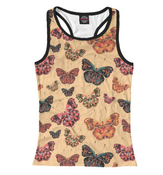 Женская Борцовка Разноцветные бабочки