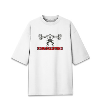 Хлопковая футболка оверсайз Powerlifting