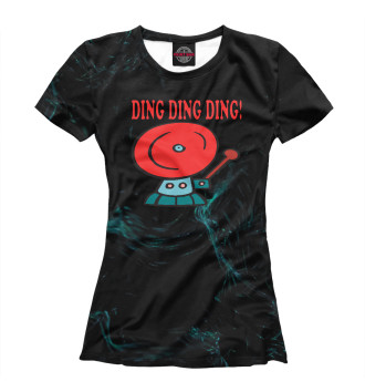 Футболка для девочек Ding Ding Ding