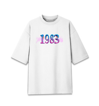 Хлопковая футболка оверсайз 1983