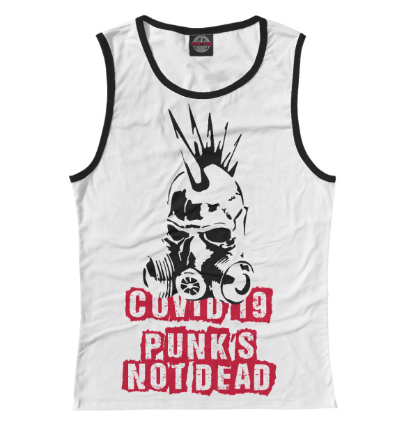 Майка Punk's not dead для девочек 