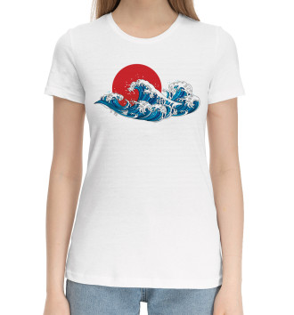 Хлопковая футболка Море