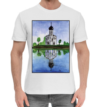 Хлопковая футболка Храм