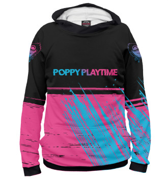 Худи для девочек Poppy Playtime Neon Gradient