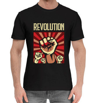 Хлопковая футболка Революция