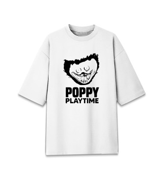 Мужская Хлопковая футболка оверсайз Poppy Playtime