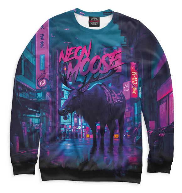 Мужской Свитшот Neon moose