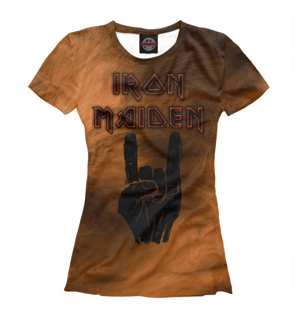 Футболка Группа Iron Maiden для девочек 