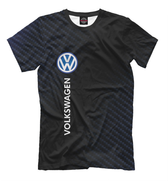 Футболка Volkswagen / Карбон для мальчиков 