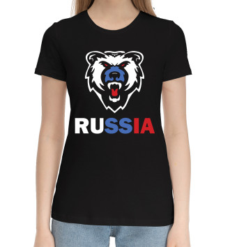 Хлопковая футболка Русский медведь