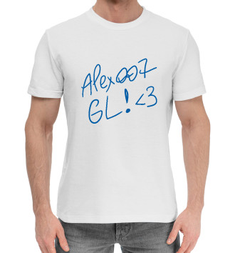 Хлопковая футболка ALEX007: GL