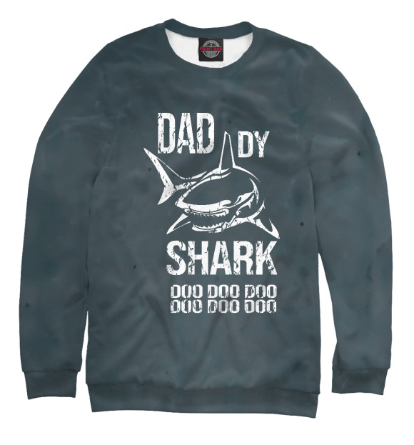 Свитшот Daddy Big Shark DOO для девочек 