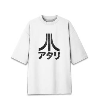 Хлопковая футболка оверсайз atari japan