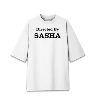 Хлопковая футболка оверсайз Directed By Sasha