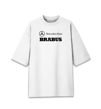 Мужская Хлопковая футболка оверсайз Brabus