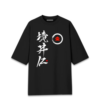 Хлопковая футболка оверсайз Ghost of Tsushima