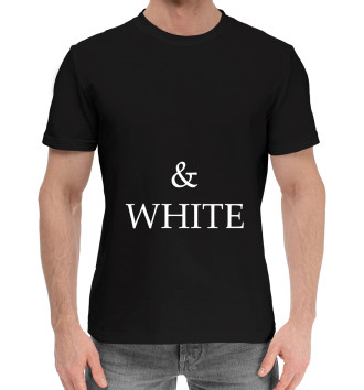 Хлопковая футболка Black & White