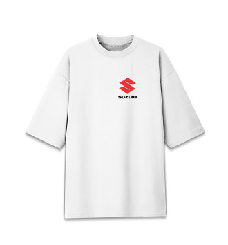 Мужская Хлопковая футболка оверсайз Suzuki | Сузуки