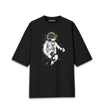 Хлопковая футболка оверсайз Space rock