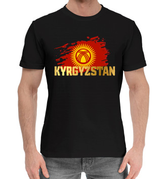 Мужская Хлопковая футболка Kyrgyzstan
