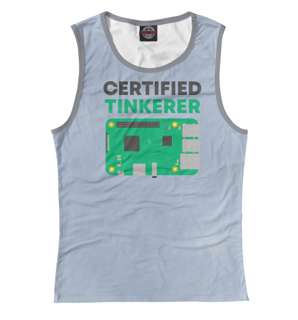 Майка Certified Tinkerer для девочек 