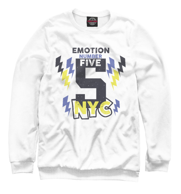 Свитшот Emotion number five NYC 5 для мальчиков 