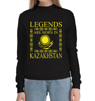 Хлопковый свитшот Легенды Казахстана