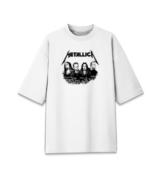 Хлопковая футболка оверсайз Metallica