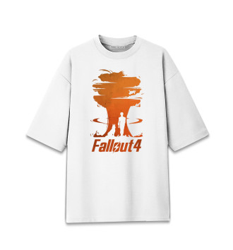 Хлопковая футболка оверсайз Fallout 4