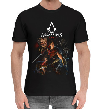 Мужская Хлопковая футболка Assassin's creed