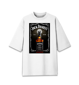 Хлопковая футболка оверсайз Jack Daniel's 0%