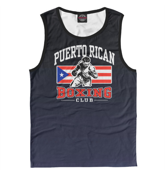 Мужская Майка Puerto Rican Boxing