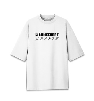 Хлопковая футболка оверсайз Minecraft Hemlet