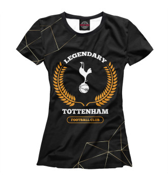 Футболка для девочек Tottenham Legendary черный фон